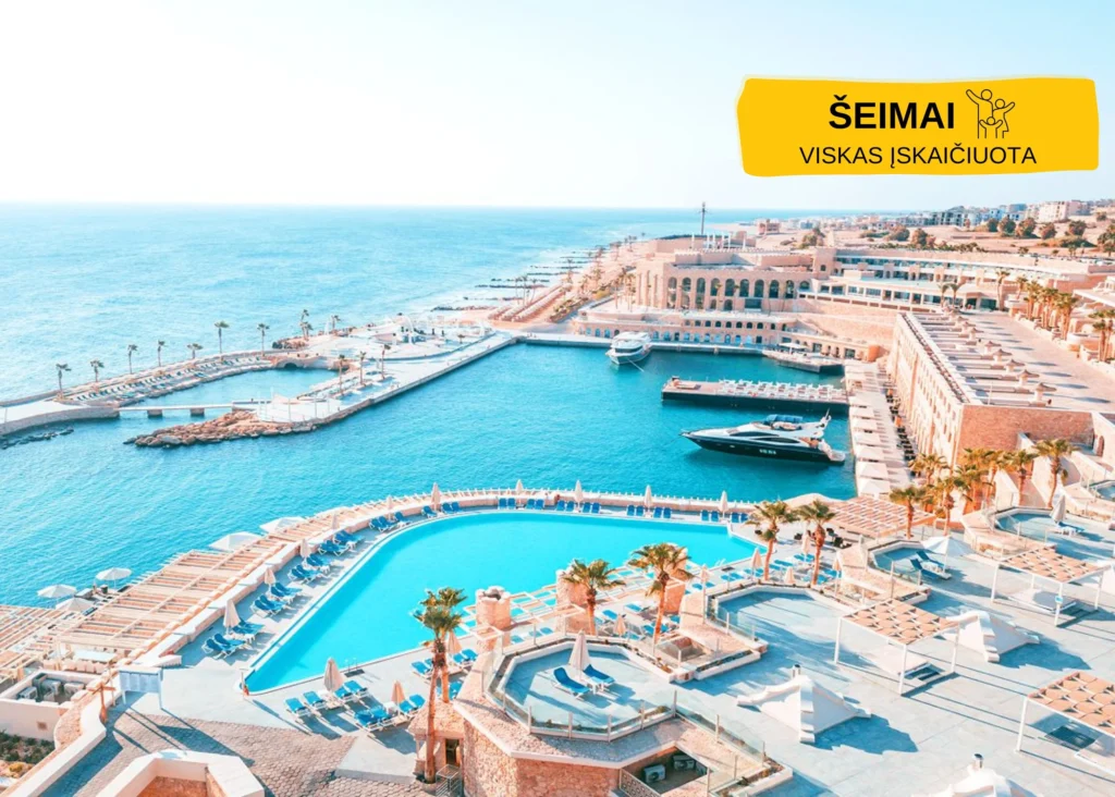 Pickalbatros Citadel Resort Sahl Hasheesh 5★ viešbutis su baseinu ir jūros vaizdu